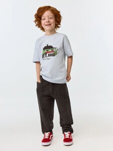 Трикотажные брюки с эффектом стирки для мальчиков