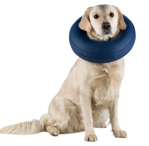 Trixie Надувной защитный воротник для собак S–M: обхват шеи 32–40 см, толщина 11 см, синий