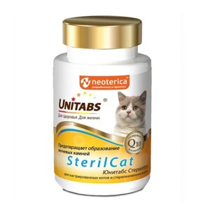 Unitabs Витаминно-минеральный комплекс для стерилизованных кошек и кастрированных котов, 120 таблеток