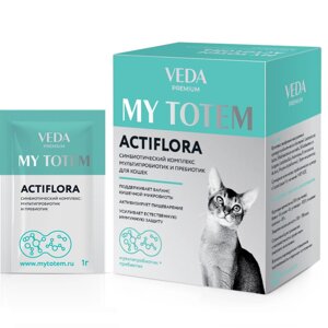 Veda MY TOTEM ACTIFLORA синбиотический комплекс для кошек (30*1) 30г