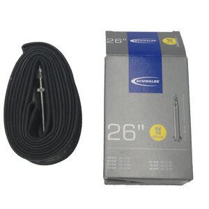 Велокамера Schwalbe SV13 extra long, 26"х1.5-2.4, 40/62-559, Presta 60mm, 10425363