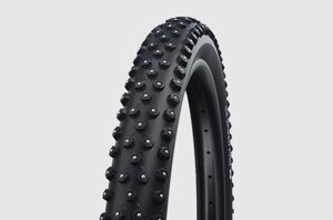 Велопокрышка Schwalbe Performance Ice Spiker Pro, 26x2.10 (54-559), RaceGuard\Winter\361 шип, черный, 11100937