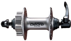 Велосипедная втулка Shimano DEORE EHBM525AASS, передняя, 36 отверстий, под дисковый тормоз, 2-988-1