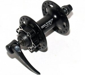 Велосипедная втулка Shimano XT M756, передняя, 32Н, QR, EHBM756BL