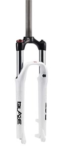 Вилка велосипедная RST Blaze TNL, 27.5"х 28,6, пружинно-масляная, 100 мм, D, белая, 1-0202