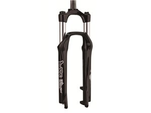 Вилка велосипедная RST Dirt RA, 26"х 28,6, пружинно-масляная, 100мм, D, черная, 1-0062