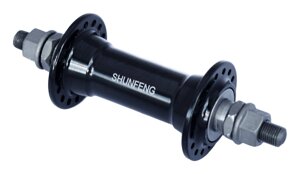 Втулка велосипедная SHUNFENG SF-A201F, передняя, 32 отверстия. черная, SF-A201F