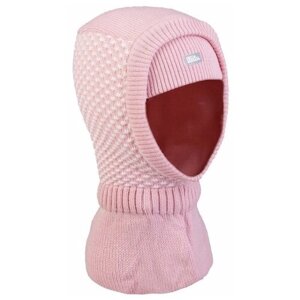 Балаклава шлем TuTu для девочек зимняя, размер 46-50, розовый