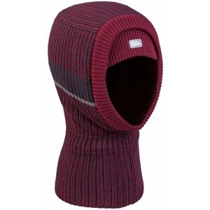 Балаклава шлем TuTu зимняя, подкладка, размер 46-50, бордовый, красный