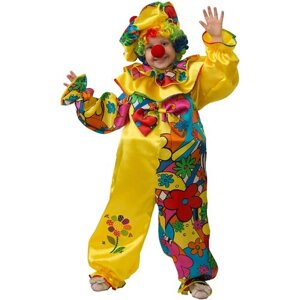 Батик Карнавальный костюм Клоун, рост 134 см 5221-134-68