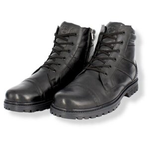 Ботинки FS, зимние, натуральная кожа, полнота 7, размер 48, черный