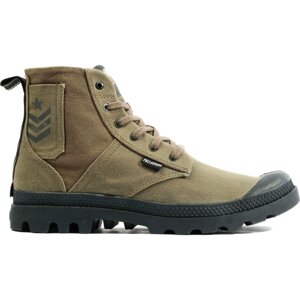 Ботинки Palladium Pampa Hi Army 78583-309 высокие зеленые (44)