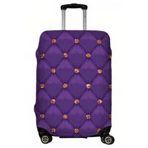 Чехол для чемодана LeJoy, полиэстер, размер S, фиолетовый, желтый