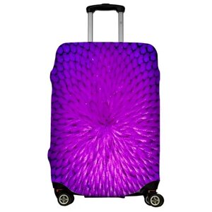 Чехол для чемодана LeJoy, текстиль, полиэстер, размер L, черный, фиолетовый