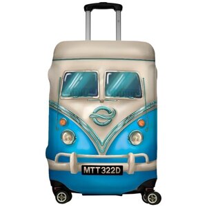 Чехол для чемодана "Travel bro blue" размер M