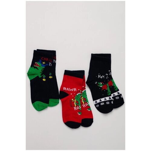 Детские носки Степашка, комплект из 3 пар, размер 26-28 (16-18)