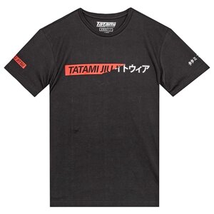 Футболка tatami fightwear, силуэт полуприлегающий, размер S, черный