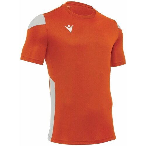 Футбольная футболка macron, размер XL, оранжевый