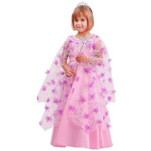 Карнавальный костюм Фея розовая Пуговка рост 128