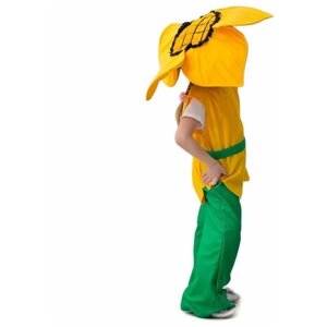 Карнавальный костюм подсолнух, на рост 104-116 см, 3-5 лет, Бока 1121-бока