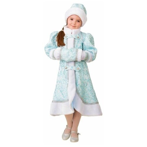 Карнавальный костюм снегурочки Княжеская, рост 134 см, Батик 918-134-68
