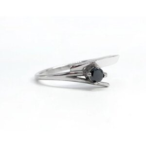 Кольцо Кристалл Мечты серебро, 925 проба, бриллиант, размер 18.5