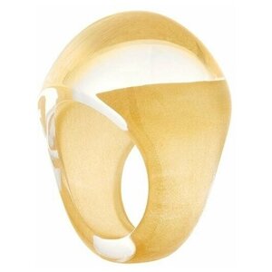 Кольцо Lalique, размер 18, желтый