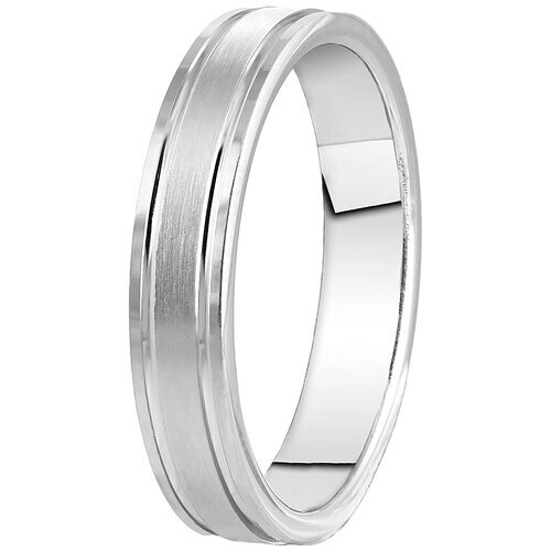 Кольцо Обручальное Юверос А 086 из серебра размер 15