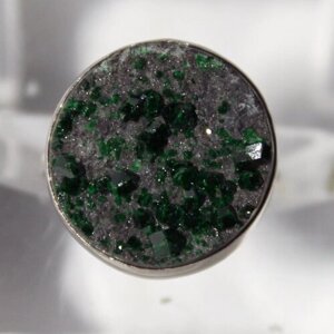 Кольцо True Stones, гранат, размер 16.5, зеленый