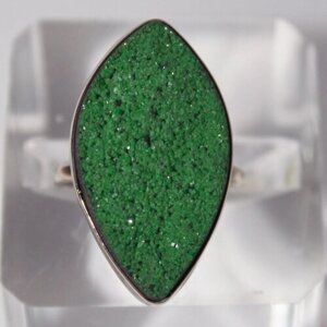 Кольцо True Stones, гранат, размер 18, зеленый