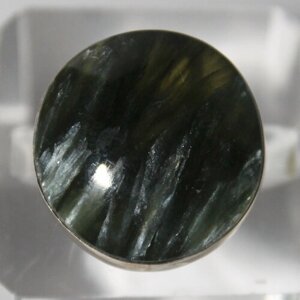 Кольцо True Stones, серафинит, размер 16.5, зеленый