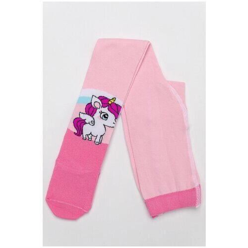 Колготки Berchelli для девочек, фантазийные, без шортиков, размер 104-110, розовый