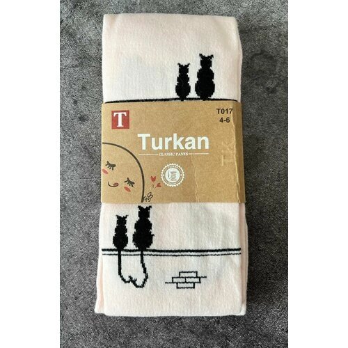 Колготки Turkan для девочек, размер 116/128, розовый