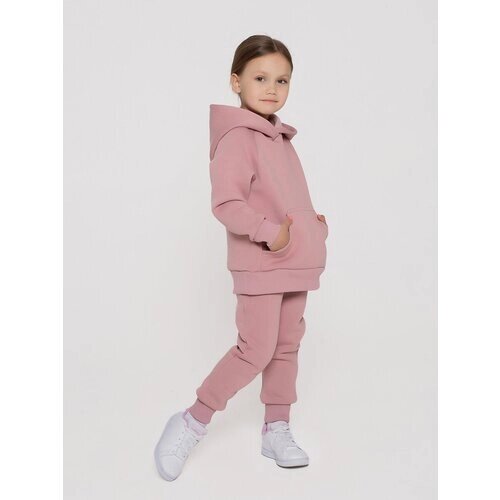 Комплект одежды ИвБэби, толстовка и брюки, спортивный стиль, размер 110/60, розовый