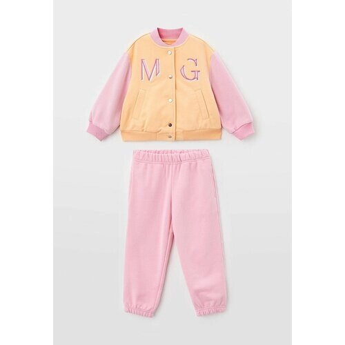 Комплект одежды MiaGia, размер 128, розовый