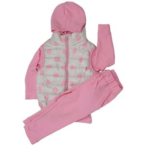Комплект одежды MIDIMOD GOLD, спортивный стиль, размер 110-116, розовый