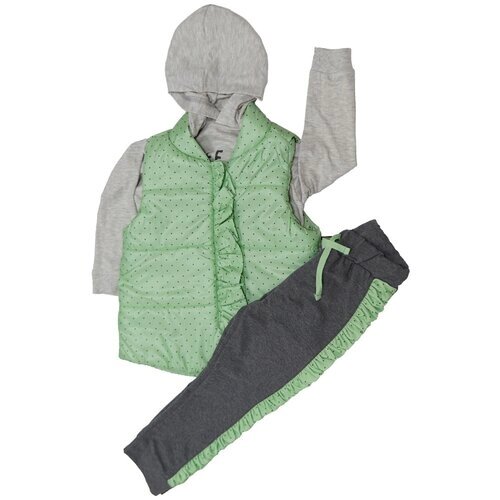 Комплект одежды MIDIMOD GOLD, спортивный стиль, размер 116-122, зеленый