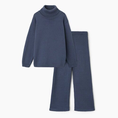 Комплект одежды Minaku, повседневный стиль, размер 116 см, синий