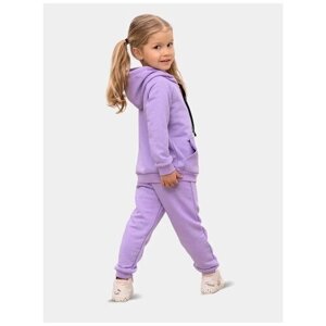 Комплект одежды REBELPRO, худи и брюки, спортивный стиль, размер 104, фиолетовый