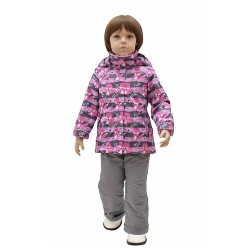 Комплект одежды RusLand для девочек, размер 98, фиолетовый