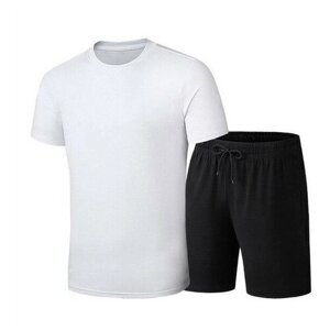 Комплект , шорты, футболка, размер 54, белый