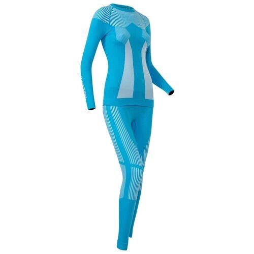 Комплект термобелья V-Motion, влагоотводящий материал, размер XL, голубой