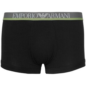 Комплект трусов боксеры EMPORIO ARMANI, средняя посадка, размер M, черный, 3 шт.