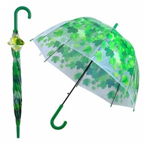 Мини-зонт Мультидом, полуавтомат, купол 80 см., для женщин, зеленый