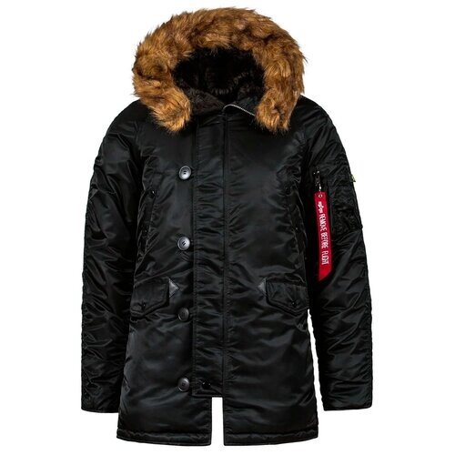 Мужская куртка парка Alpha Industries Slim Fit N-3B Parka Black / Orange / M