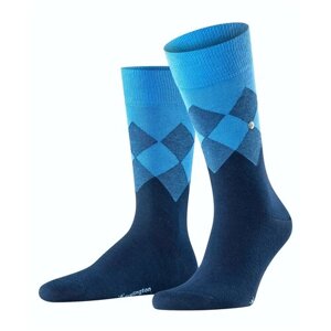 Мужские носки Burlington, 1 пара, классические, нескользящие, размер 40-46, синий