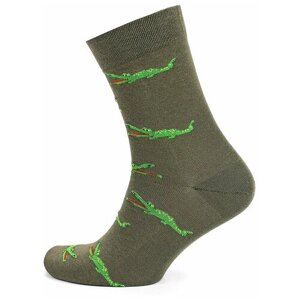 Мужские носки COMANDOR, 1 пара, высокие, размер 38;39;40, хаки