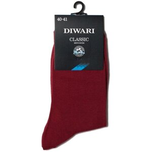 Мужские носки Diwari, 1 пара, классические, размер 25, красный