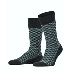 Мужские носки Falke, 1 пара, классические, нескользящие, размер 39-42, черный