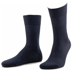 Мужские носки Grinston, 1 пара, классические, на 23 февраля, размер 29 (размер обуви 43-45), синий